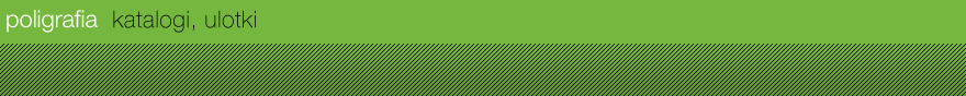 Poligrafia - katalogi, foldery, ulotki