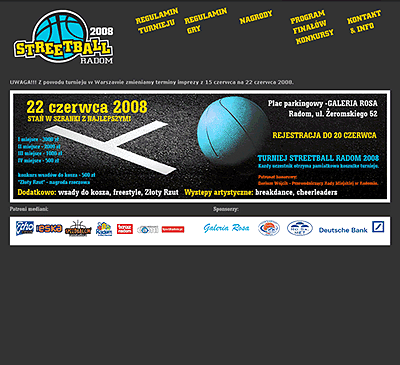 Turniej koszyk�wki  - Streetball Radom